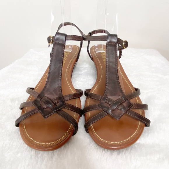 Rocket Dog Lisbon Brown Strappy Wedge Sandals 9 - Picture 3 of 8